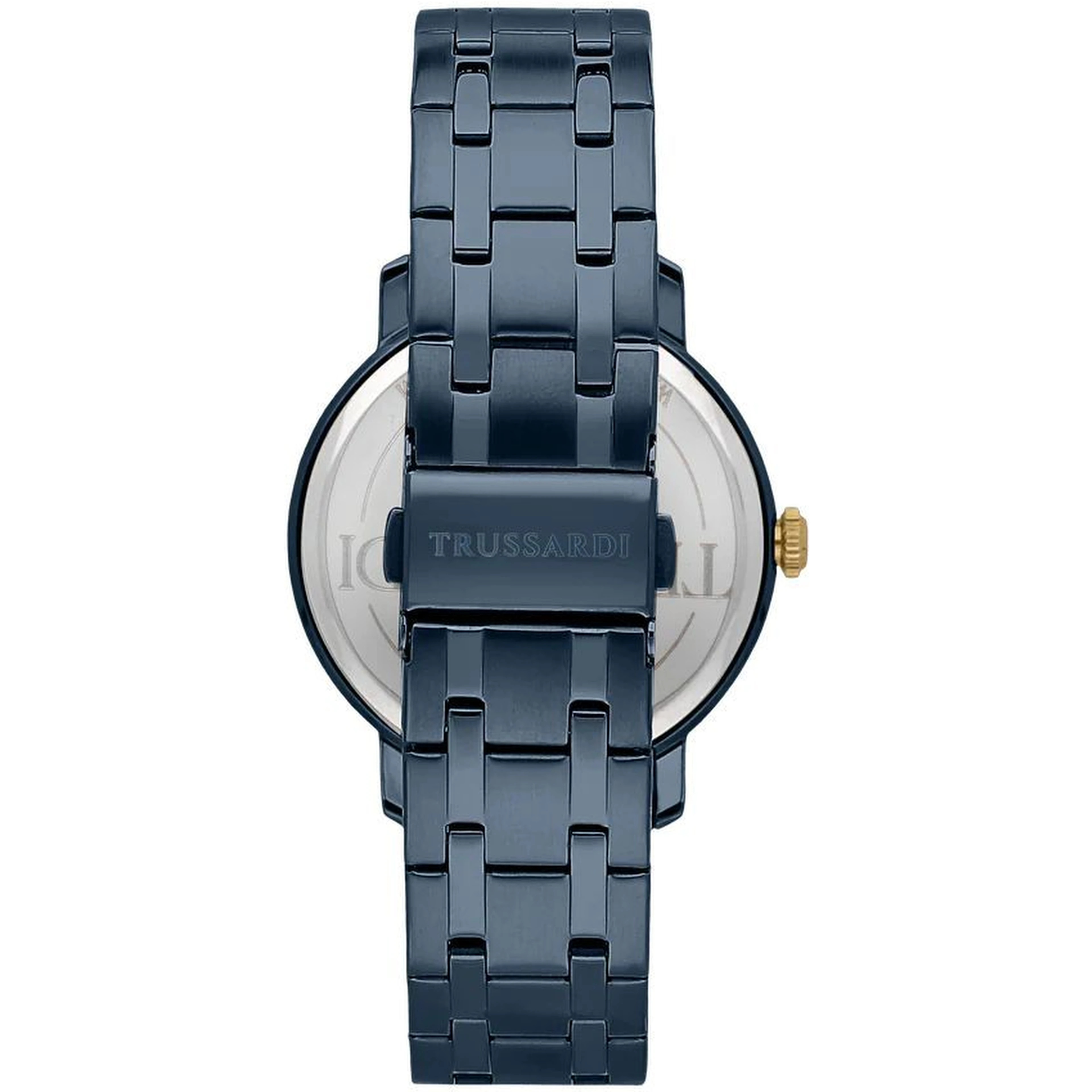 Blue Stainless Steel Dress Watch