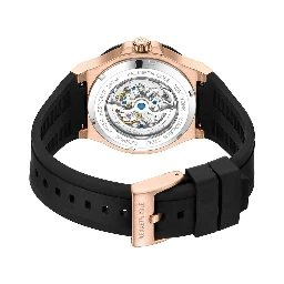 Black Synthetic Dress Watch