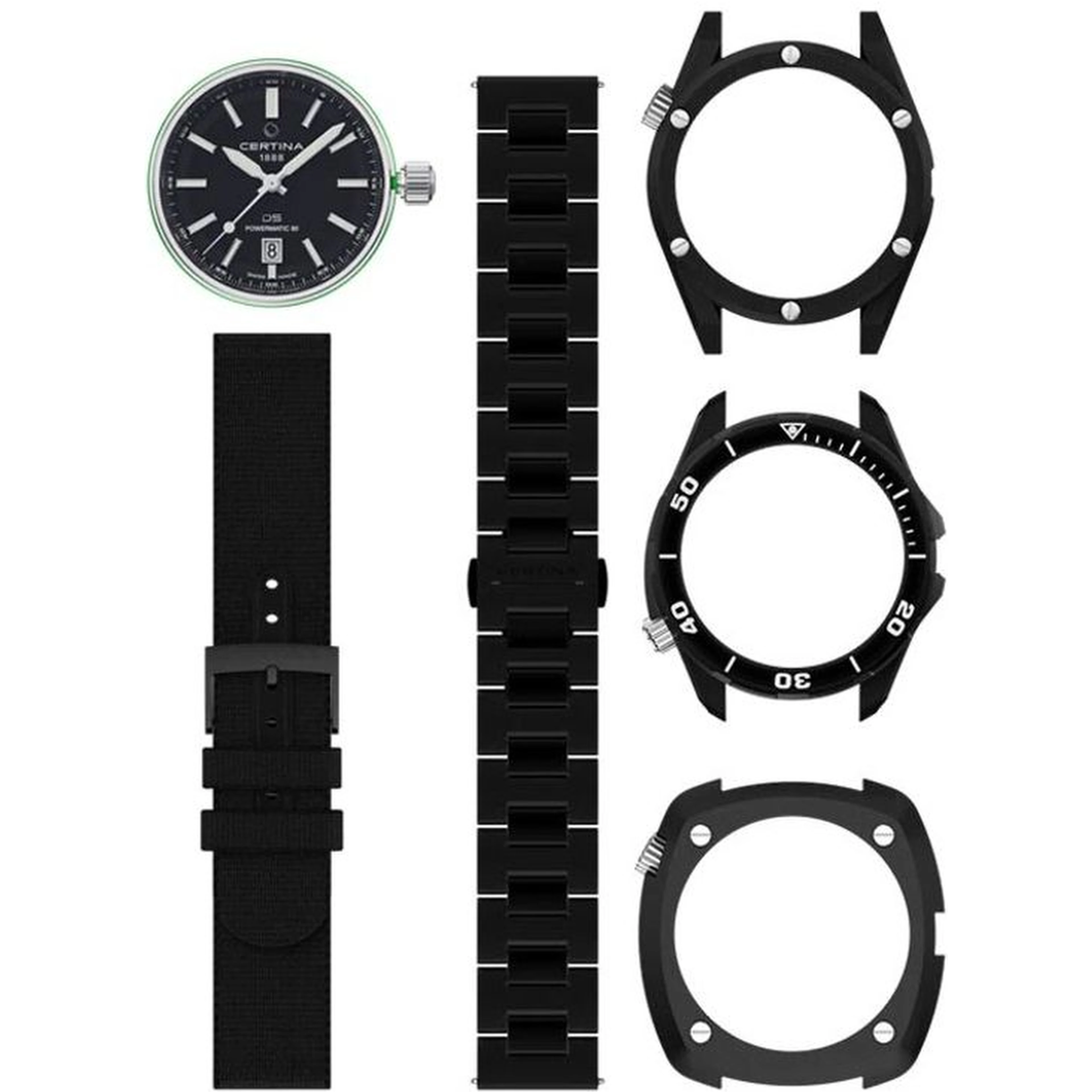 Black Stainless Steel Dress Watch