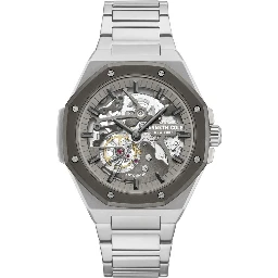 Gray Stainless Steel Dress Watch