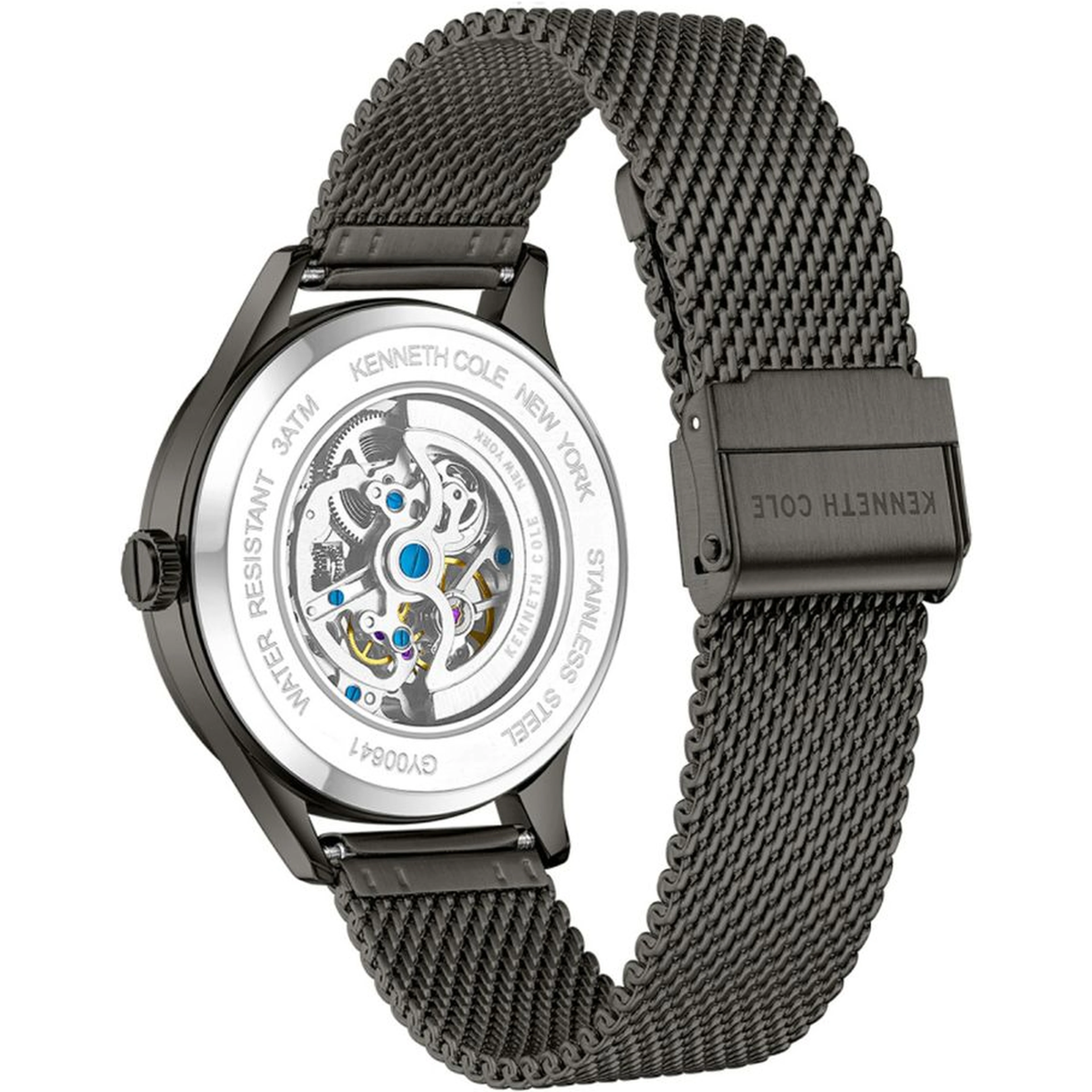 Gray Stainless Steel Dress Watch