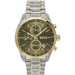 Gray Stainless Steel Dress Watch
