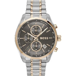 Gray Stainless Steel Dress Watch