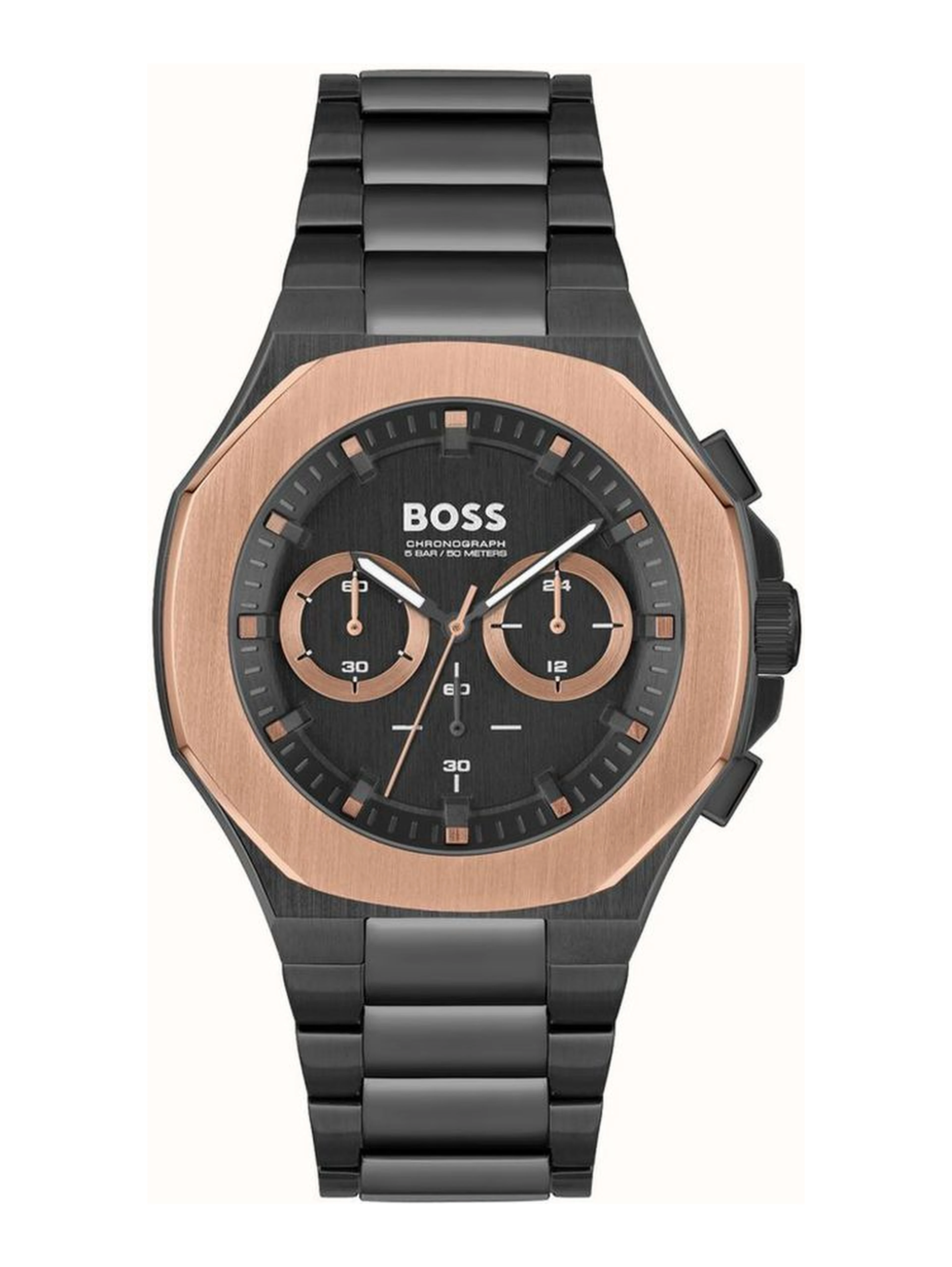 Black Stainless Steel Bracelet Watch