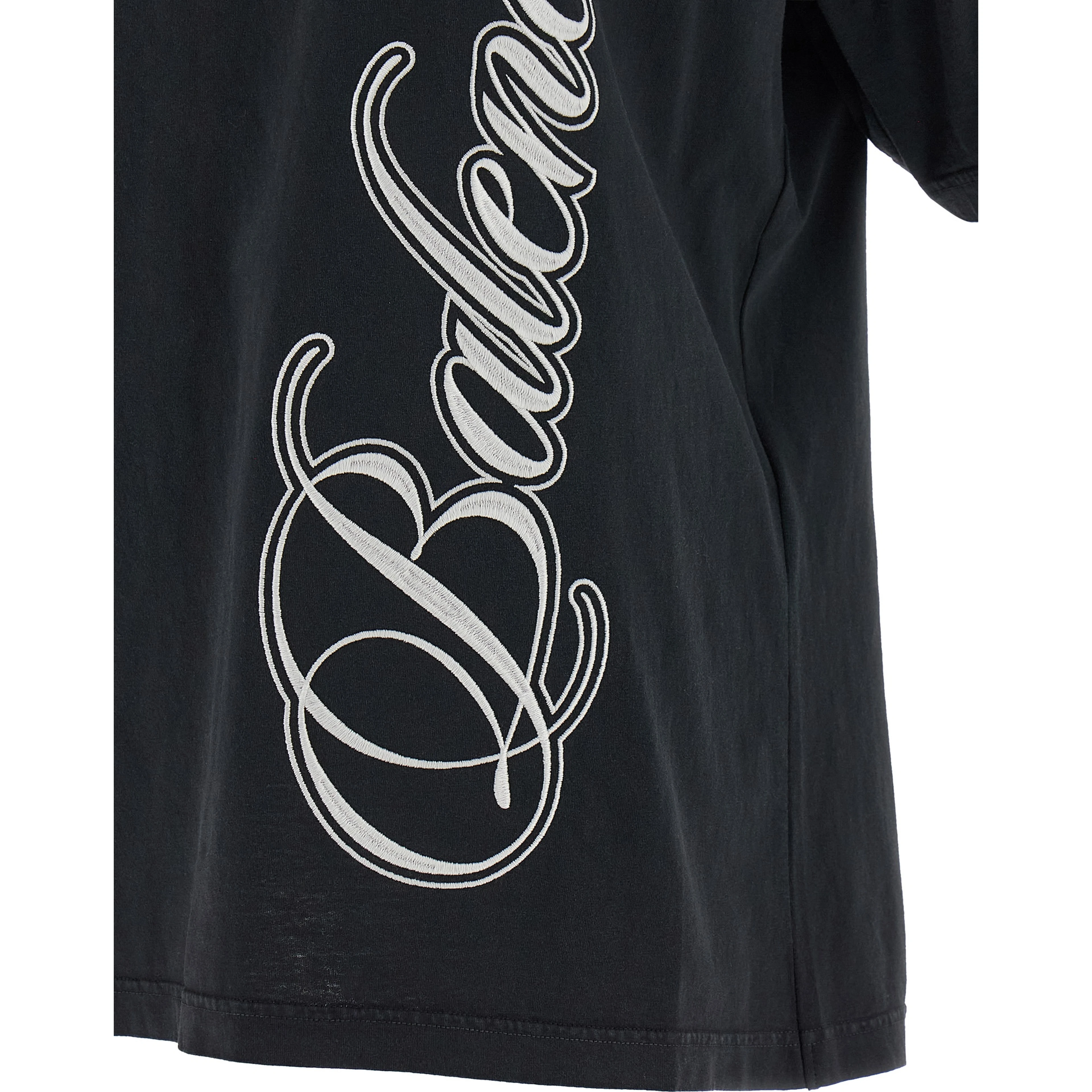 Black Cotton T-Shirt