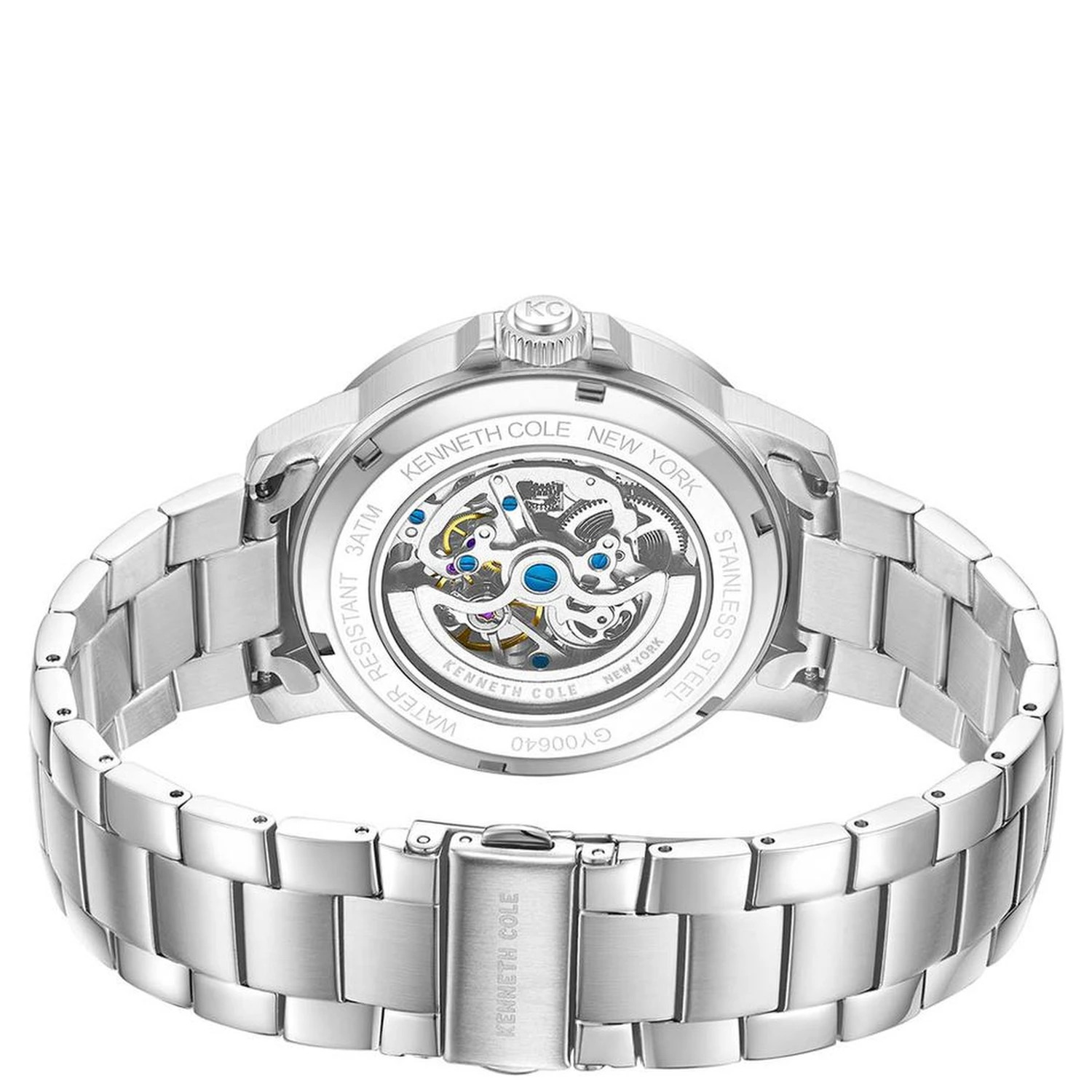 Gray Stainless Steel Dress Watch