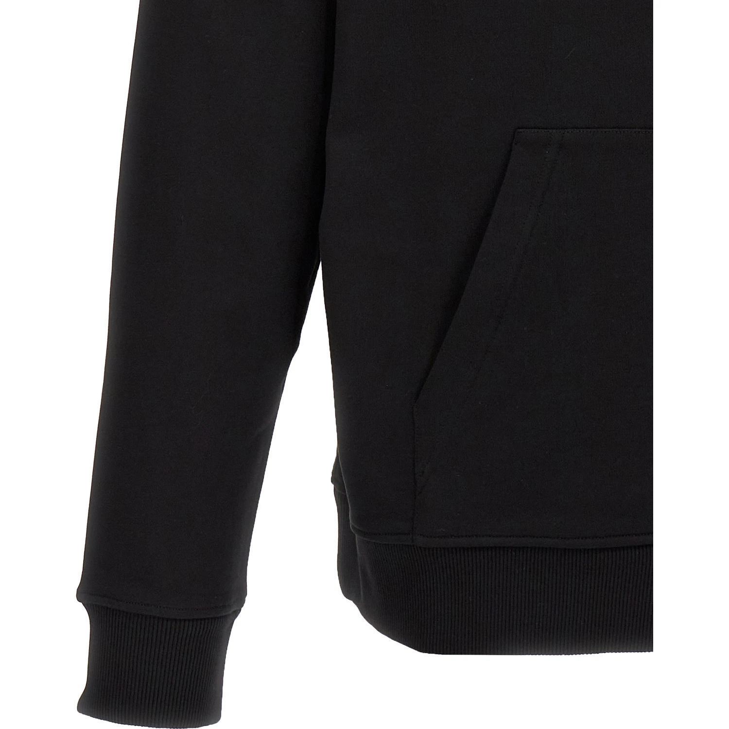 Black Cotton Sweatshirt
