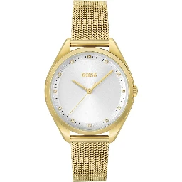 Gold Stainless Steel Dress Watch