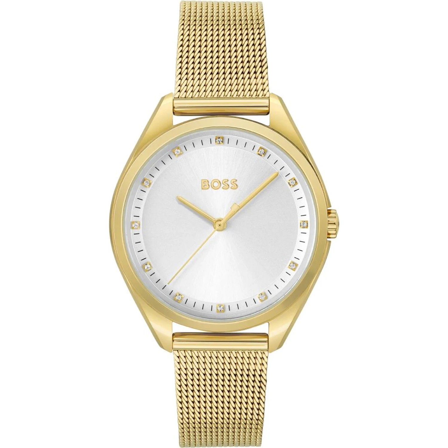 Gold Stainless Steel Dress Watch
