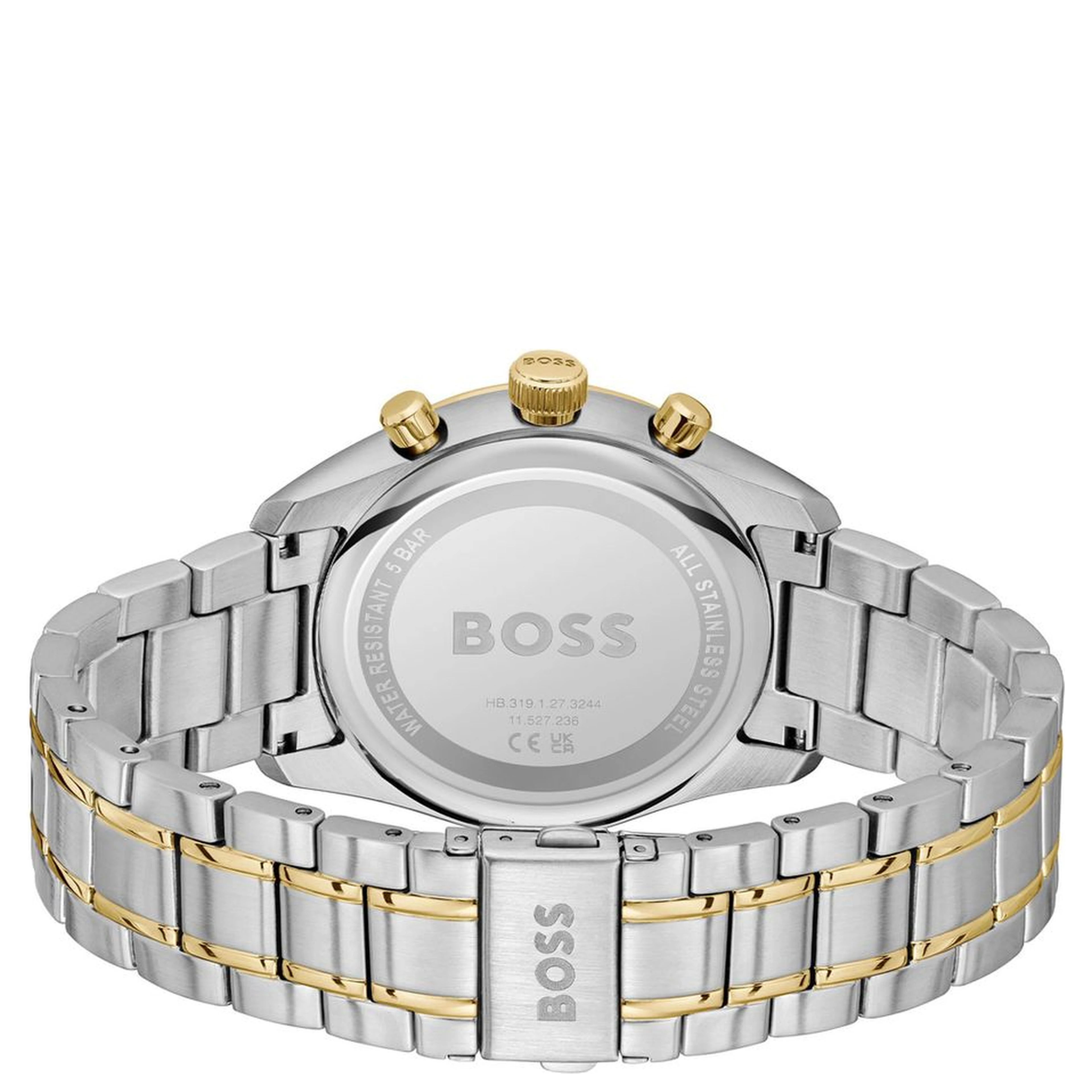 Gray Stainless Steel Dress Watch
