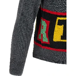 Gray Acetate Cardigan