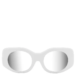 White Resin Sunglasses