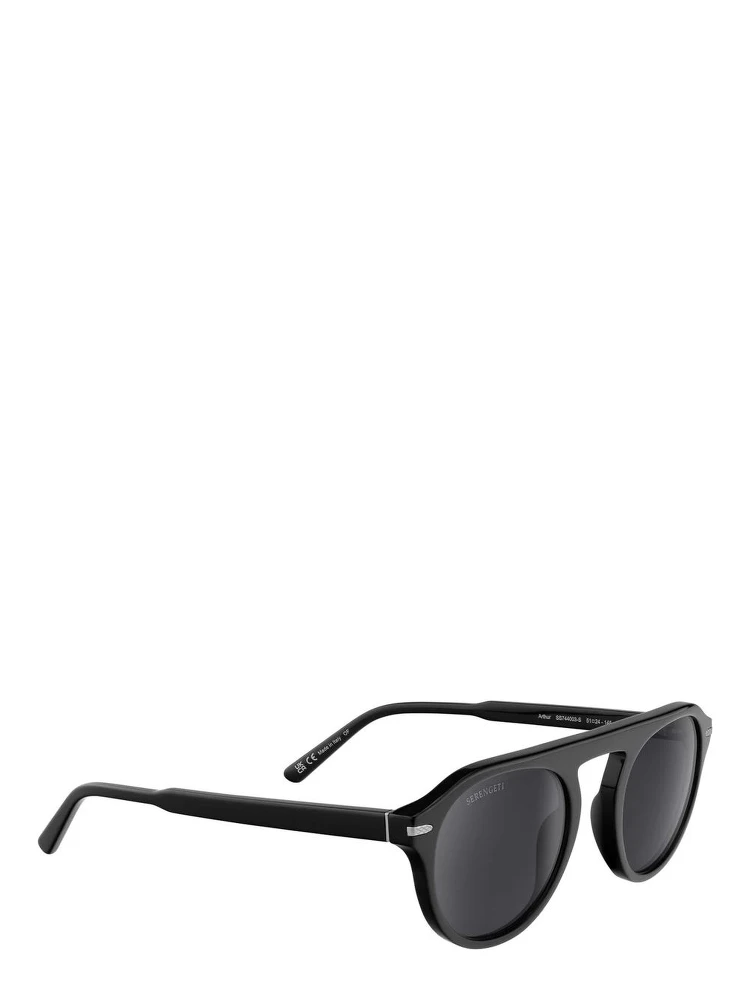 Gray Resin Sunglasses