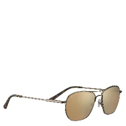 Brown Metal Sunglasses