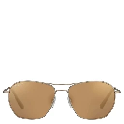Brown Metal Sunglasses