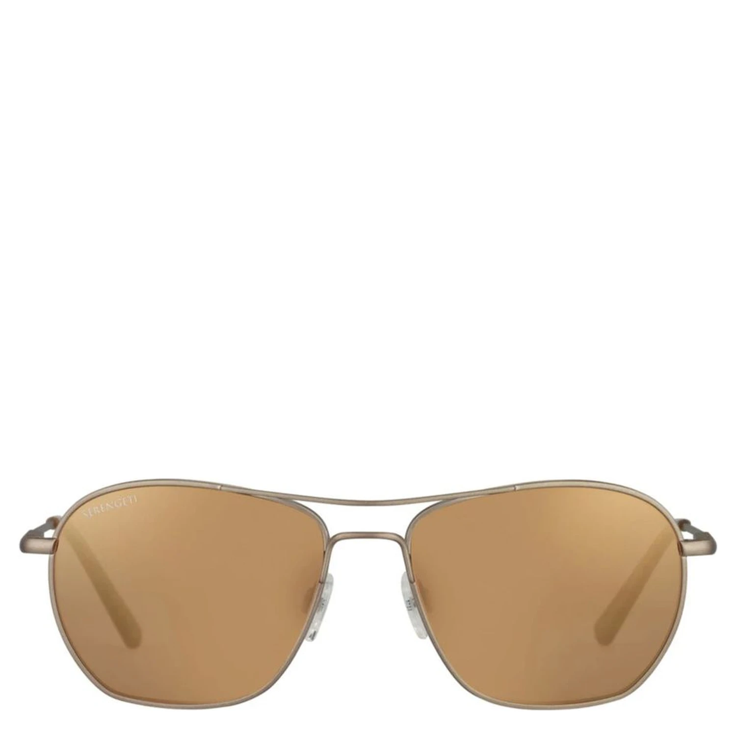 Brown Metal Sunglasses
