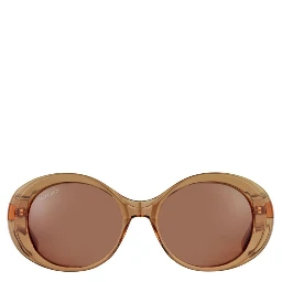 Beige Acetate Sunglasses