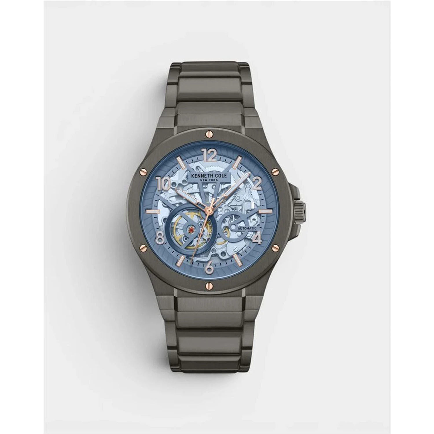 Gray Stainless Steel Dress Watch