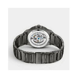 Gray Stainless Steel Dress Watch