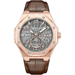 Brown Leather Dress Watch