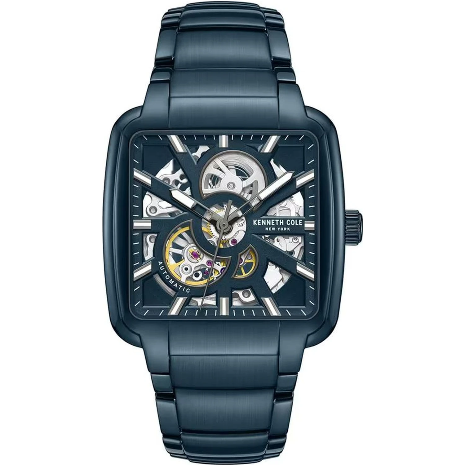 Blue Stainless Steel Bracelet Watch