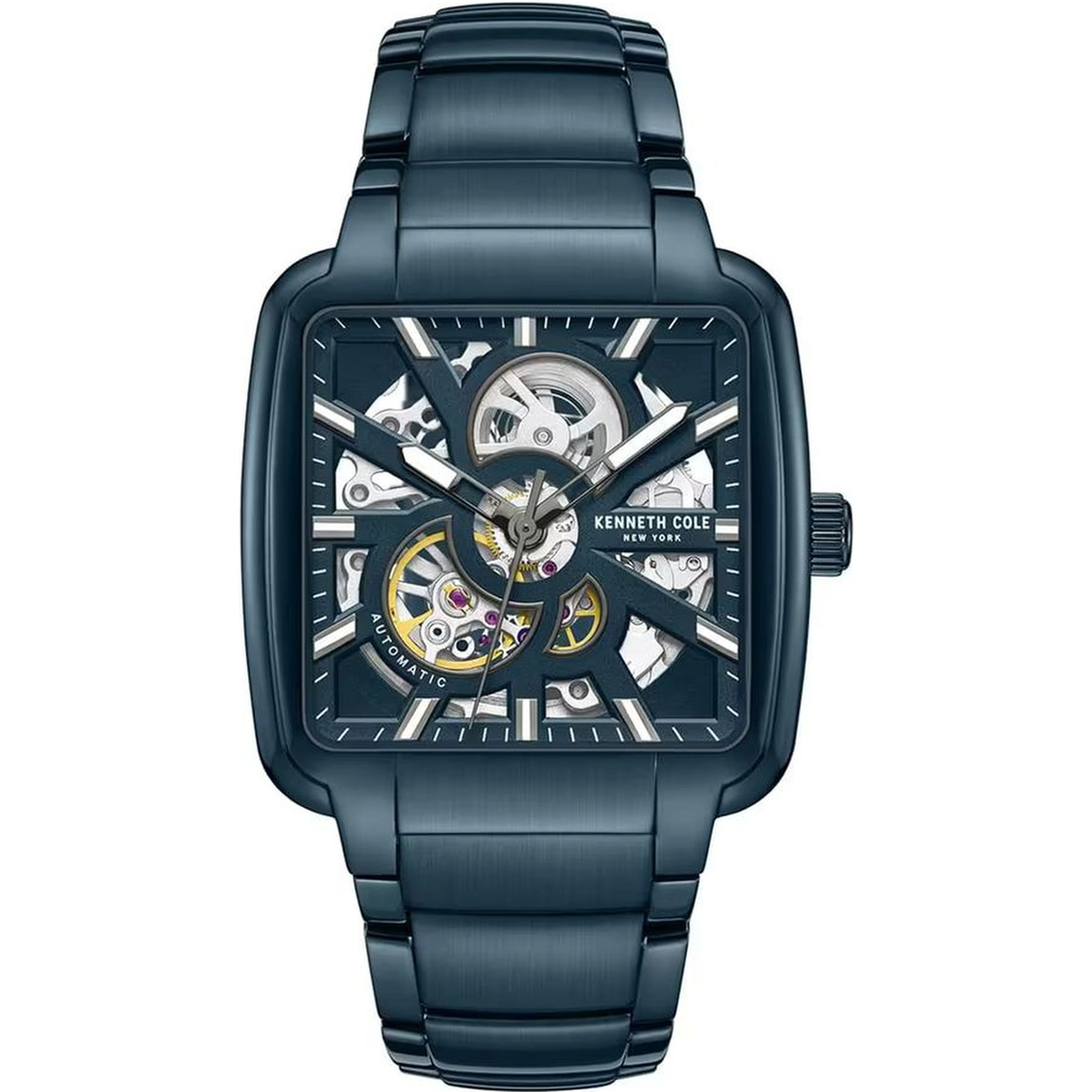 Blue Stainless Steel Bracelet Watch