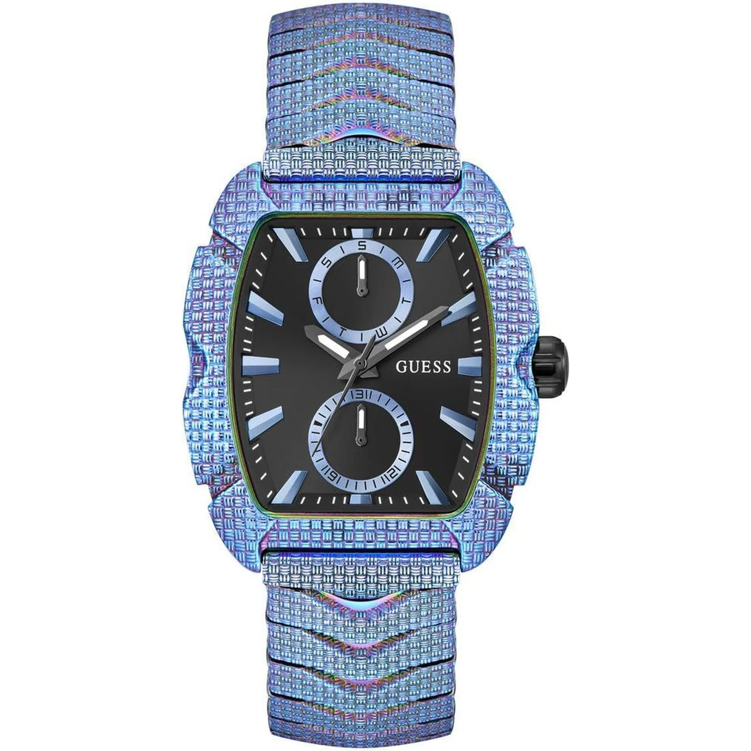Blue Stainless Steel Bracelet Watch