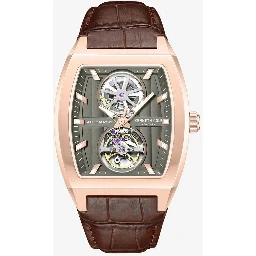 Brown Leather Dress Watch