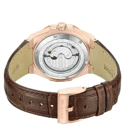 Brown Leather Dress Watch