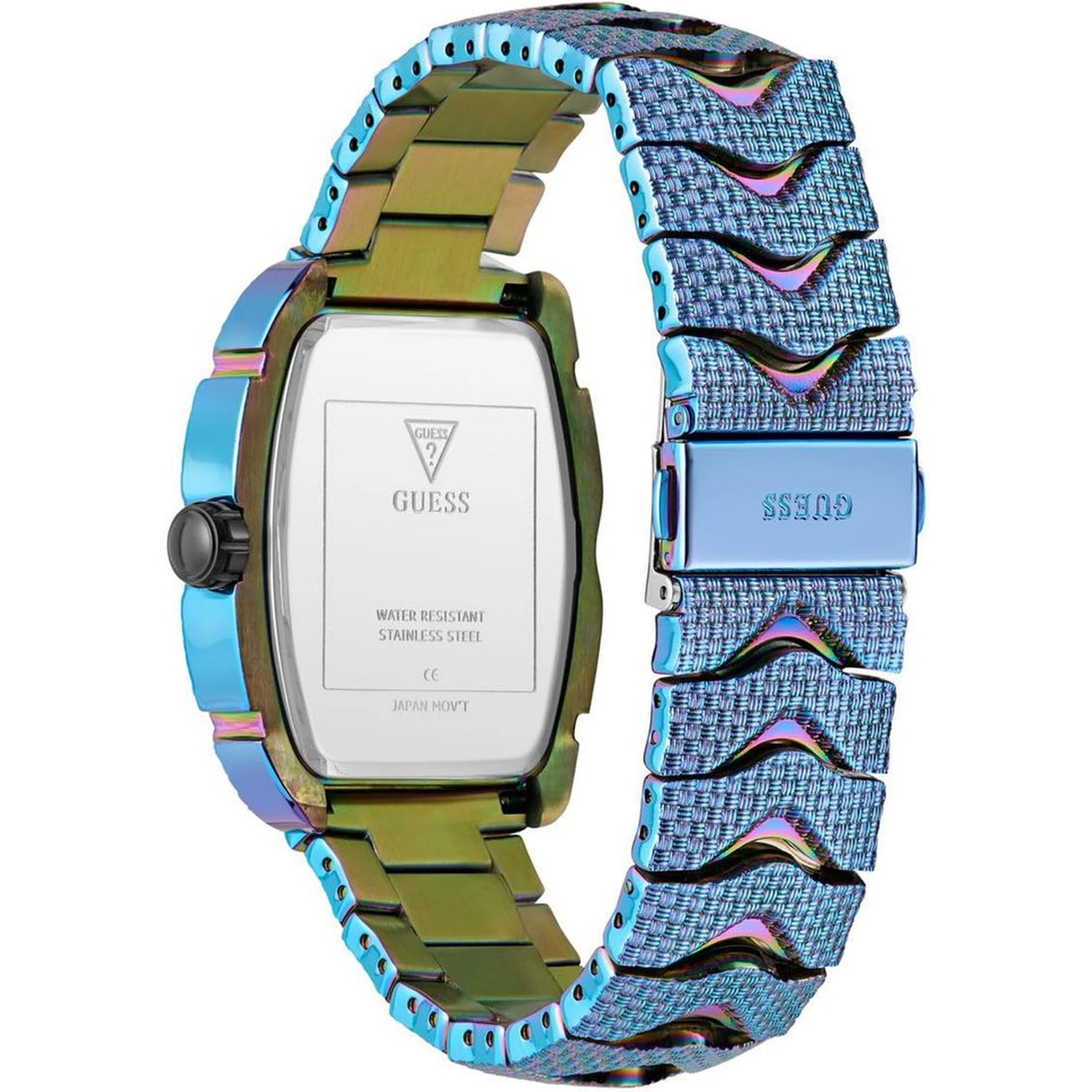 Blue Stainless Steel Bracelet Watch