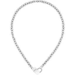 Gray Stainless Steel Necklace