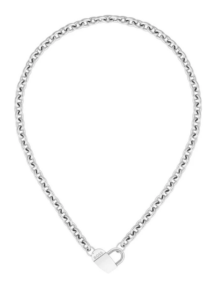 Gray Stainless Steel Necklace
