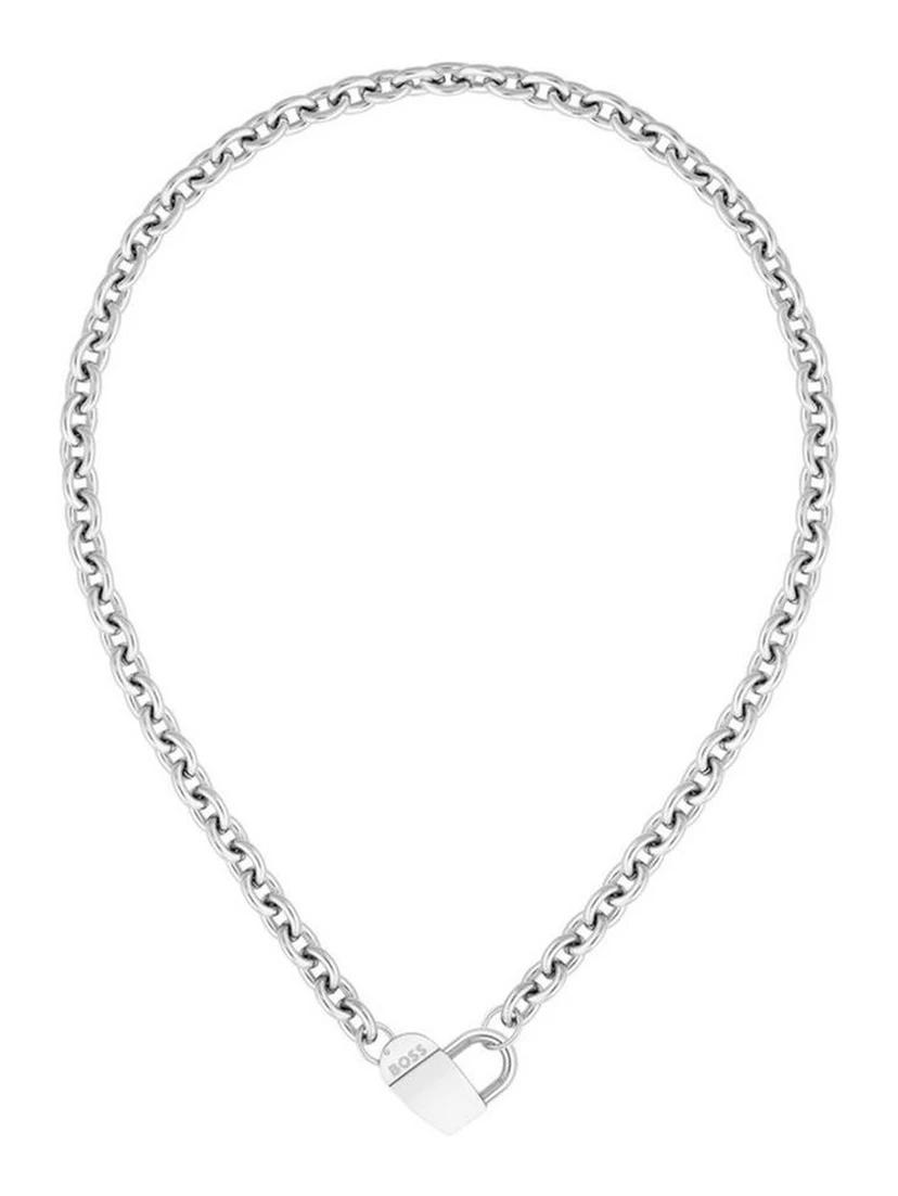 Gray Stainless Steel Necklace