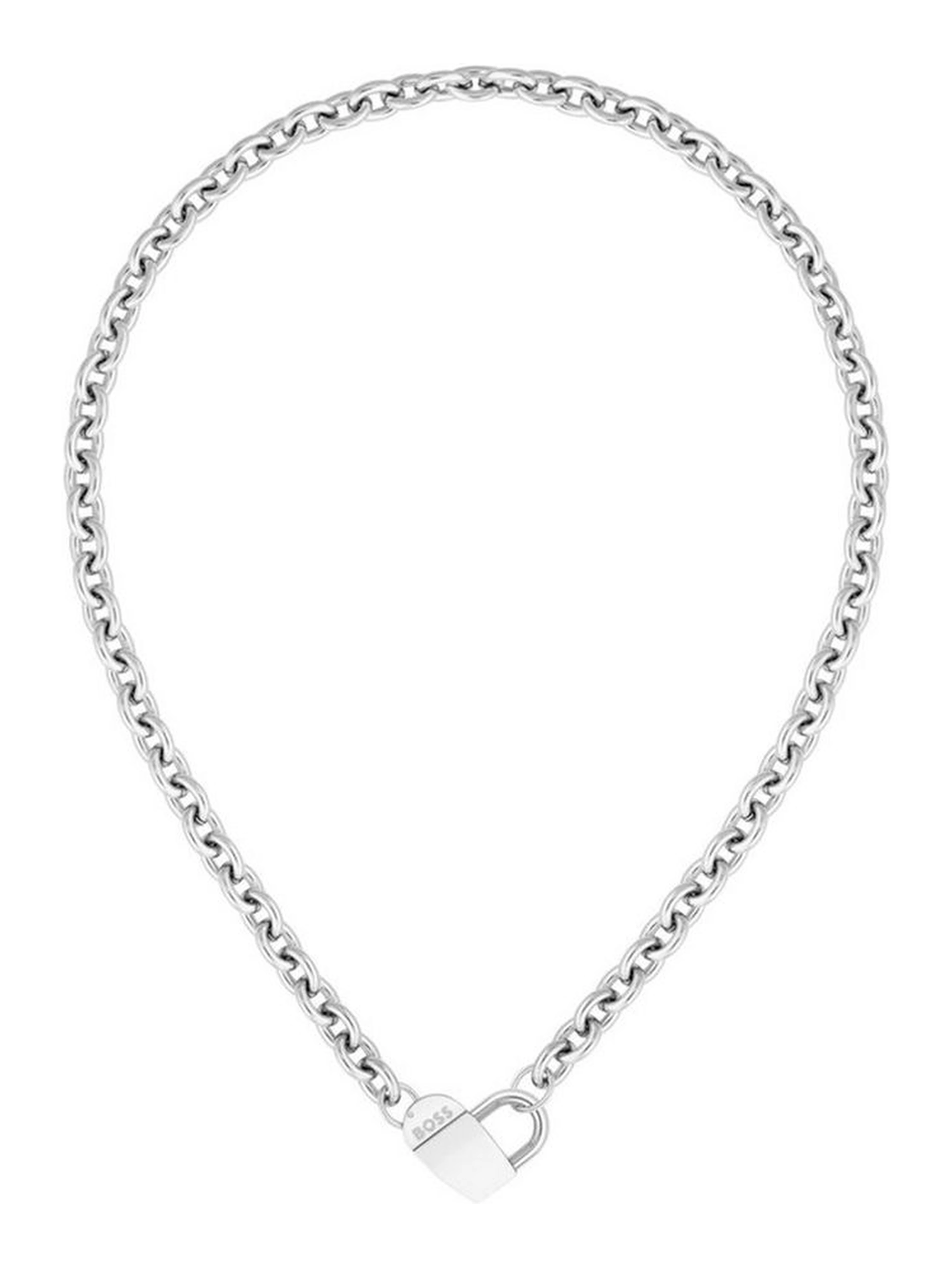 Gray Stainless Steel Necklace