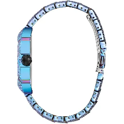 Blue Stainless Steel Bracelet Watch