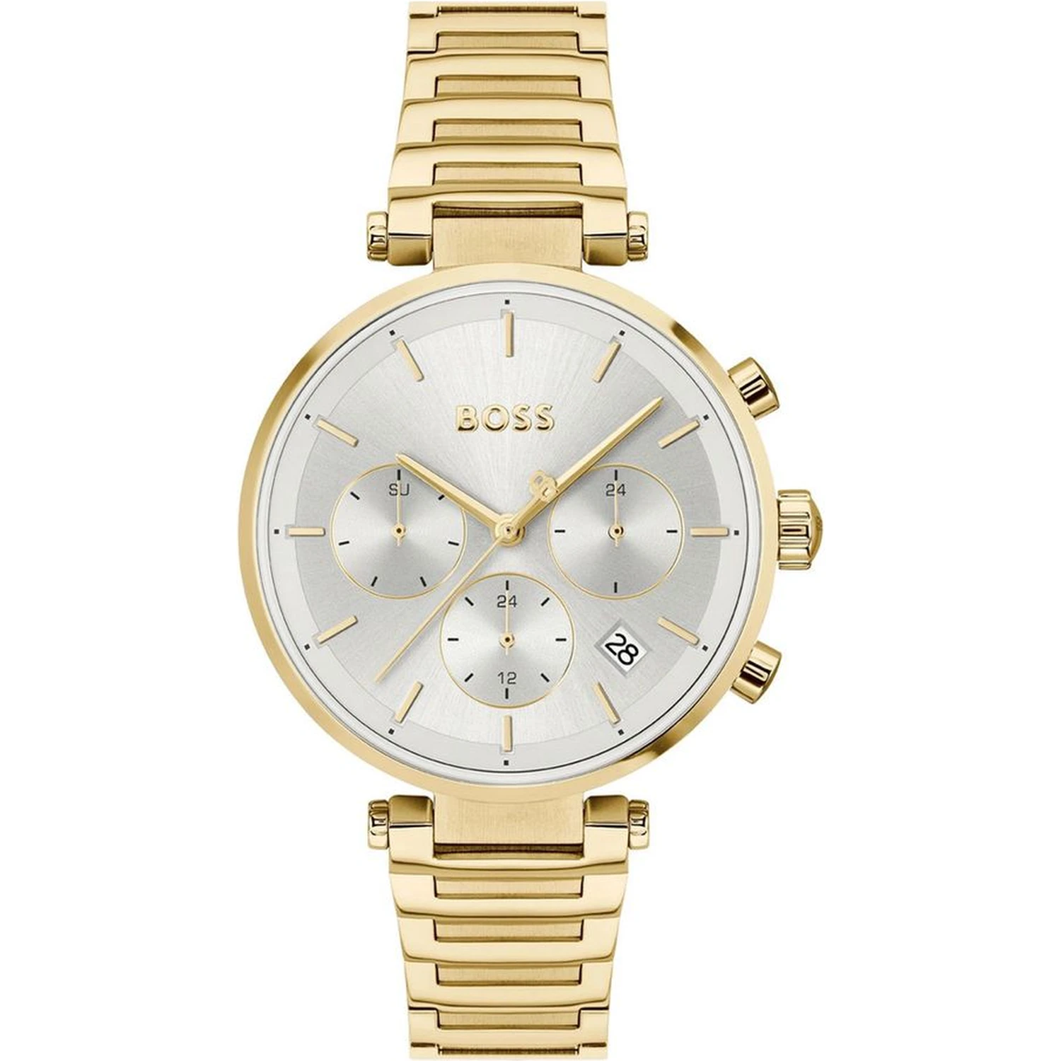 Gold Stainless Steel Dress Watch
