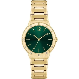 Gold Stainless Steel Dress Watch