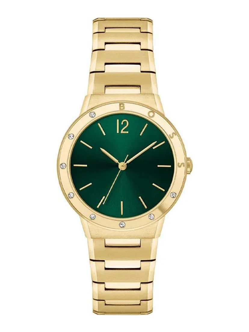 Gold Stainless Steel Dress Watch