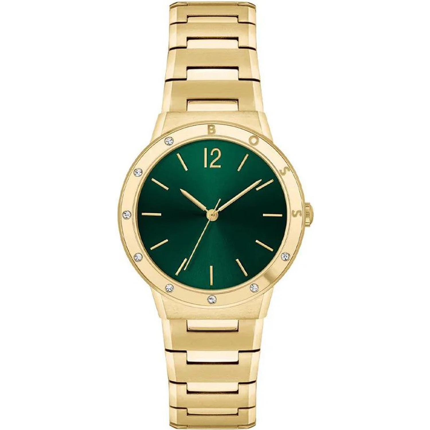 Gold Stainless Steel Dress Watch
