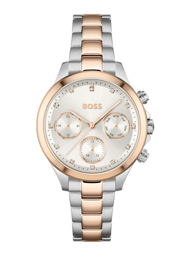 Gold Stainless Steel Dress Watch