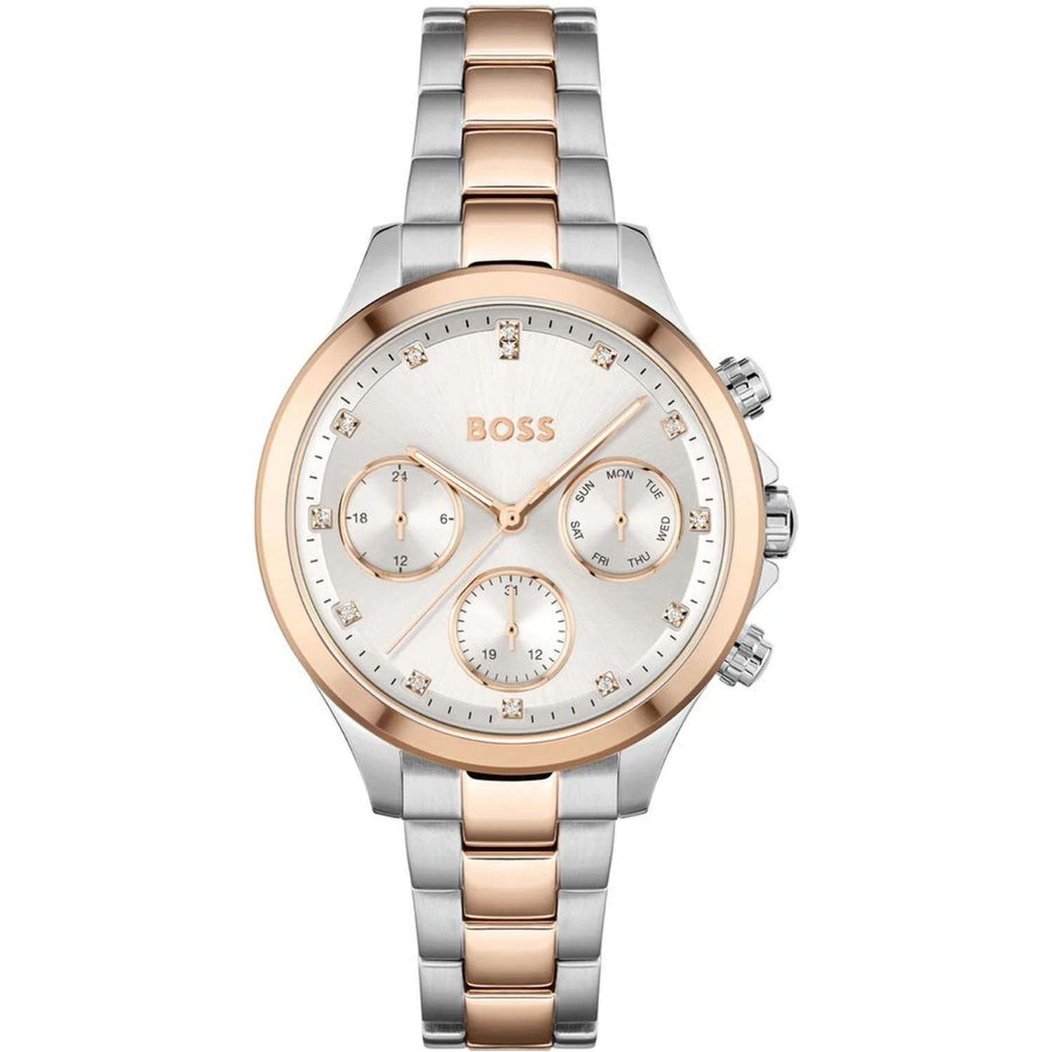 Gold Stainless Steel Dress Watch