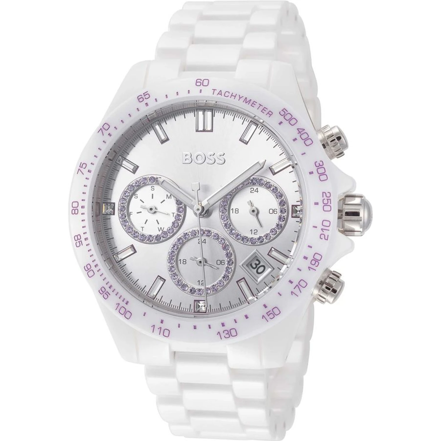 White Ceramic Dress Watch
