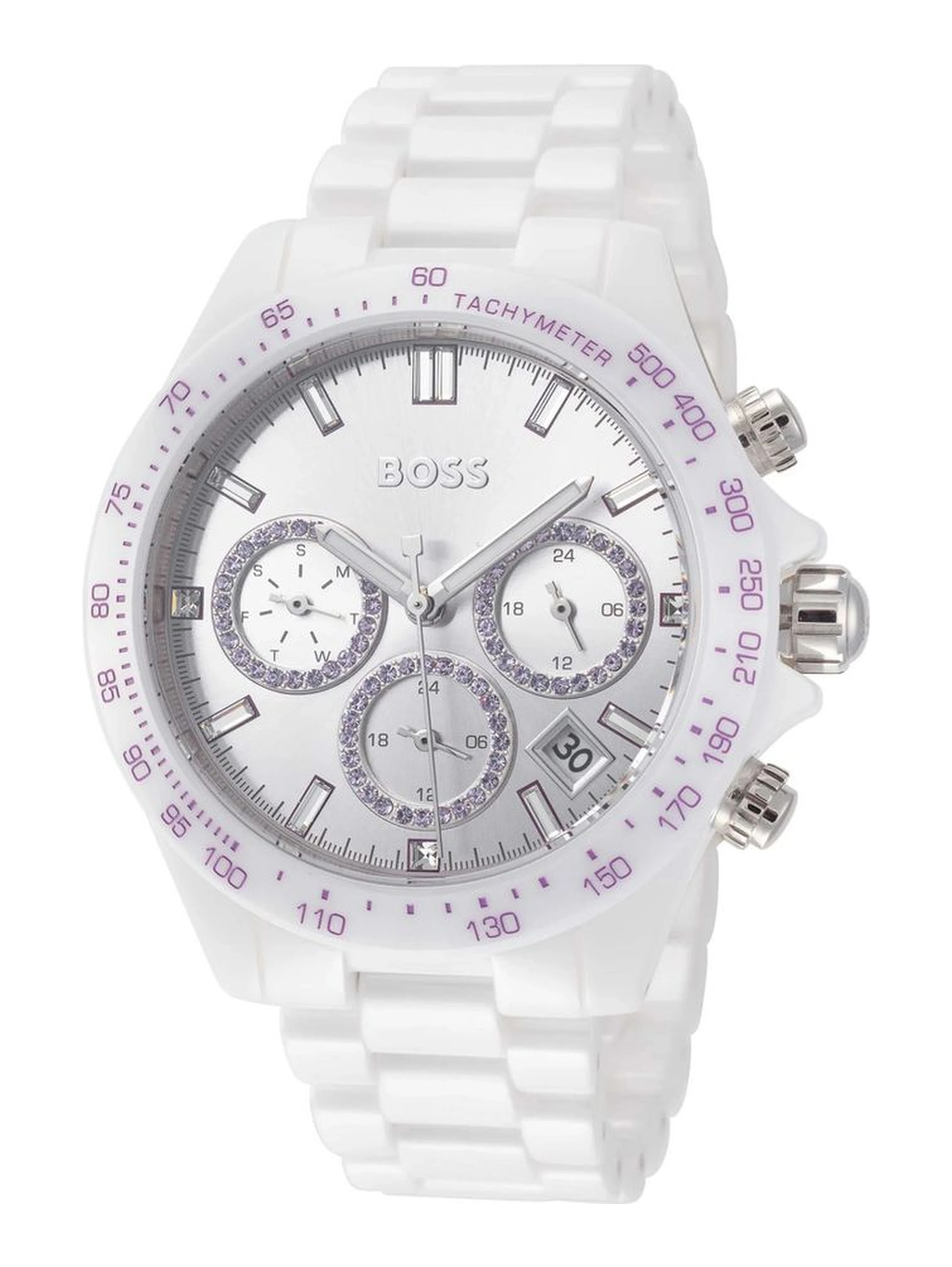 White Ceramic Dress Watch