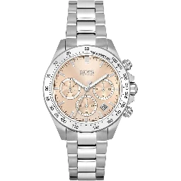 Gray Stainless Steel Bracelet Watch