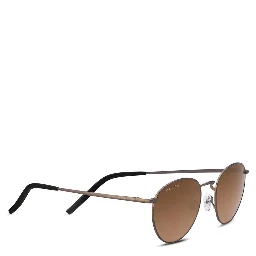 Brown Metal Sunglasses