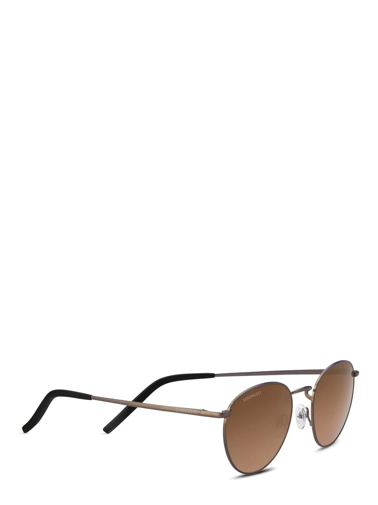 Brown Metal Sunglasses