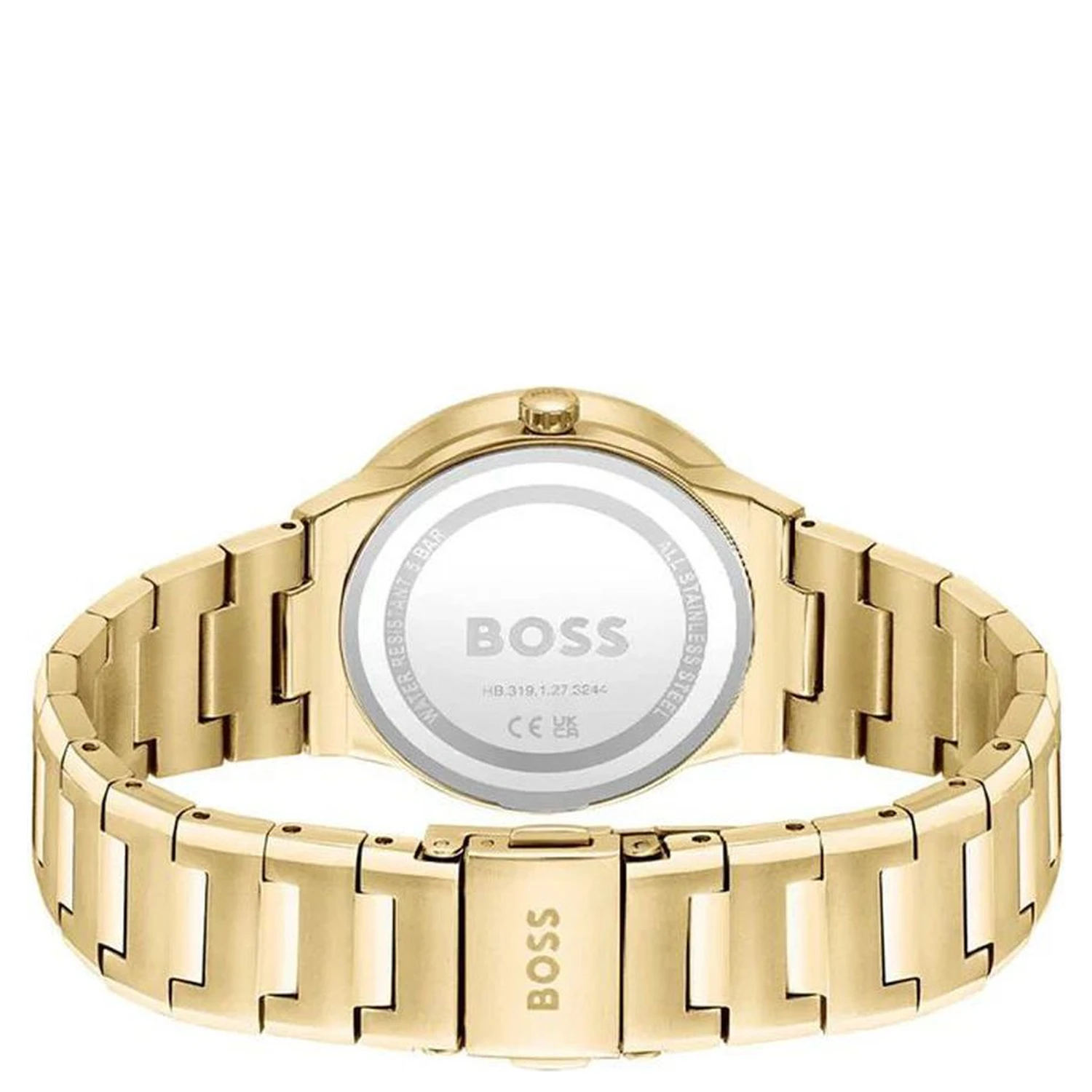 Gold Stainless Steel Dress Watch