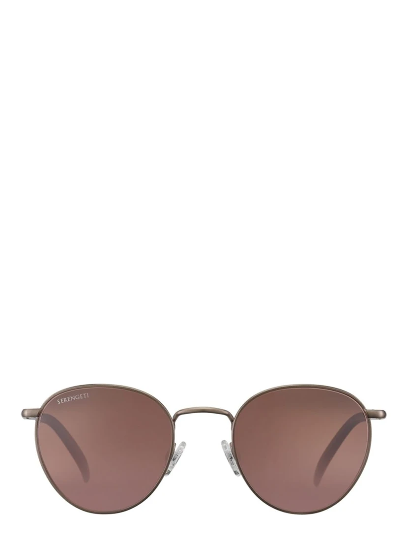 Brown Metal Sunglasses