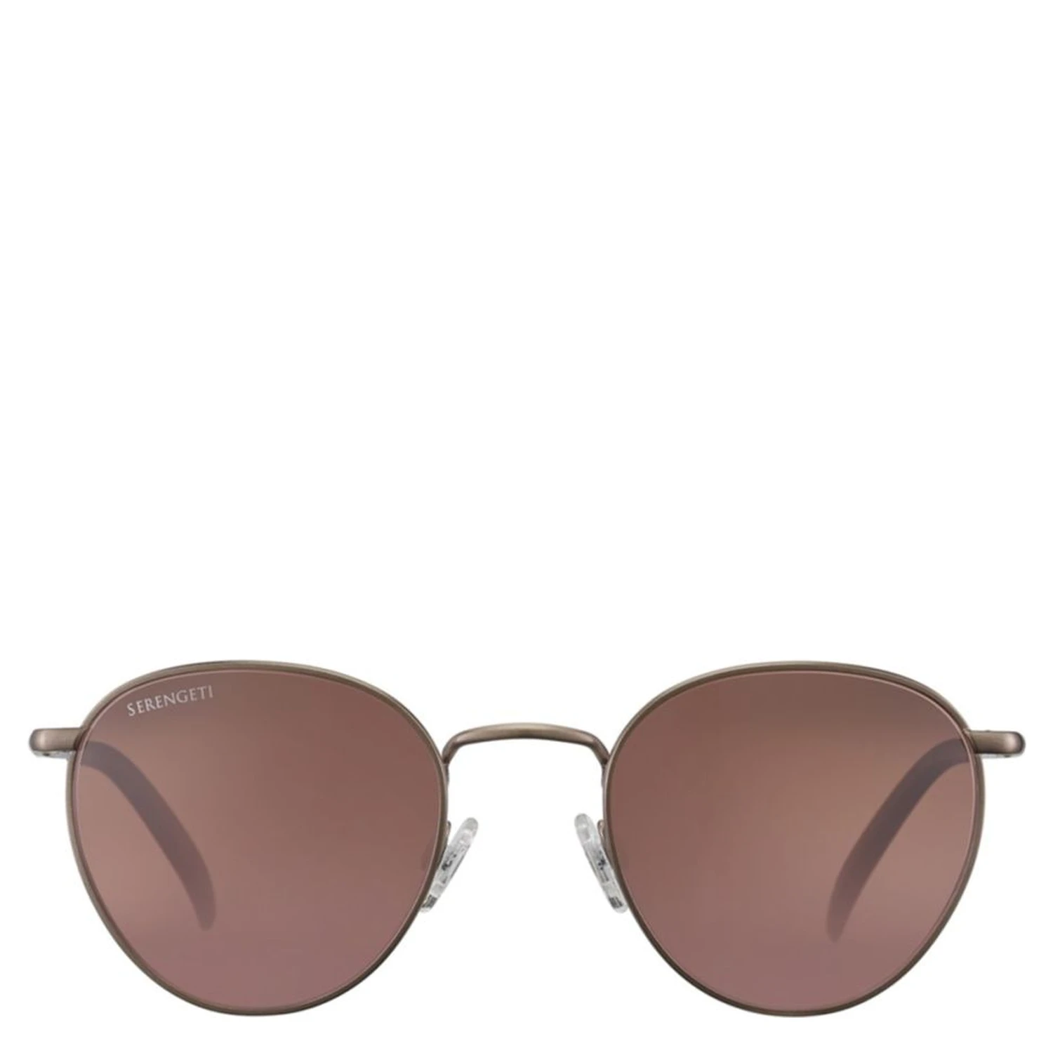Brown Metal Sunglasses