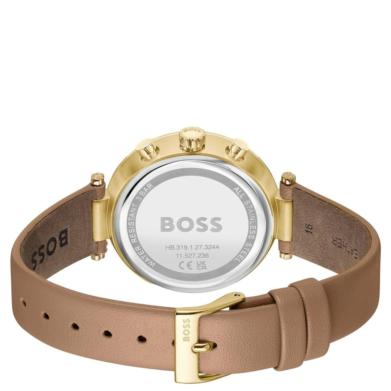 Brown Leather Dress Watch